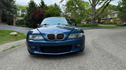 2002 BMW Z3 Coupe in Topaz Blue Metallic over Topaz Blue