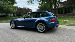 2002 BMW Z3 Coupe in Topaz Blue Metallic over Topaz Blue