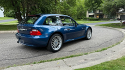 2002 BMW Z3 Coupe in Topaz Blue Metallic over Topaz Blue