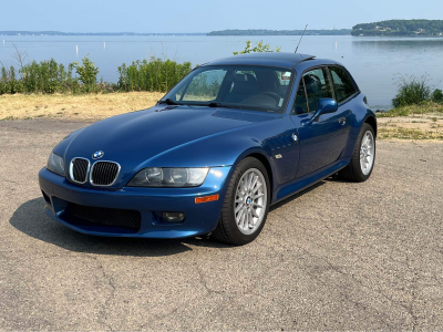 2002 BMW Z3 Coupe in Topaz Blue Metallic over Topaz Blue