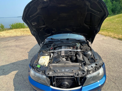 2002 BMW Z3 Coupe in Topaz Blue Metallic over Topaz Blue