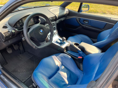 2002 BMW Z3 Coupe in Topaz Blue Metallic over Topaz Blue