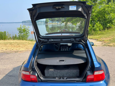 2002 BMW Z3 Coupe in Topaz Blue Metallic over Topaz Blue