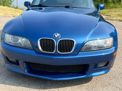 2002 BMW Z3 Coupe in Topaz Blue Metallic over Topaz Blue