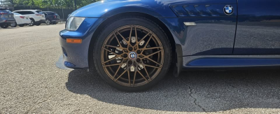 2002 BMW Z3 Coupe in Topaz Blue Metallic over Topaz Blue