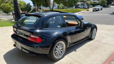 2002 BMW Z3 Coupe in Jet Black 2 over Extended Walnut