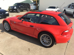 2002 BMW Z3 Coupe in Hell Red 2 over Dream Red