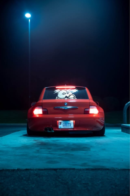 2002 BMW Z3 Coupe in Hell Red 2 over Dream Red