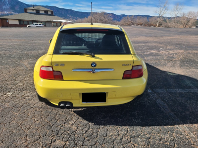 2002 BMW Z3 Coupe in Dakar Yellow 2 over Black