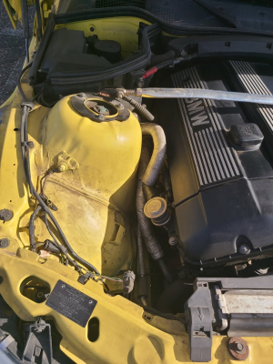 2002 BMW Z3 Coupe in Dakar Yellow 2 over Black