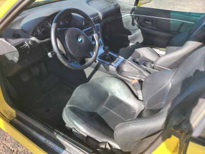 2002 BMW Z3 Coupe in Dakar Yellow 2 over Black