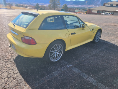 2002 BMW Z3 Coupe in Dakar Yellow 2 over Black