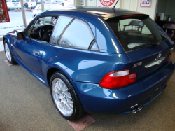 2002 BMW Z3 Coupe in Topaz Blue Metallic over Walnut