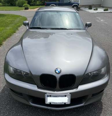 2002 BMW Z3 Coupe in Sterling Gray Metallic over Black