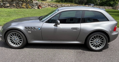 2002 BMW Z3 Coupe in Sterling Gray Metallic over Black