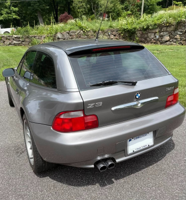 2002 BMW Z3 Coupe in Sterling Gray Metallic over Black