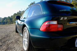 2002 BMW Z3 Coupe in Oxford Green Metallic over Extended Walnut