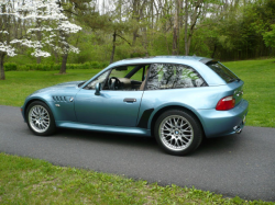 2002 BMW Z3 Coupe in Atlanta Blue Metallic over E36 Sand Beige