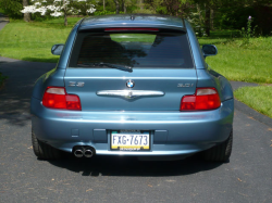 2002 BMW Z3 Coupe in Atlanta Blue Metallic over E36 Sand Beige