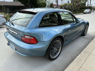 2002 BMW Z3 Coupe in Atlanta Blue Metallic over E36 Sand Beige