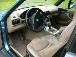 2002 BMW Z3 Coupe in Atlanta Blue Metallic over E36 Sand Beige