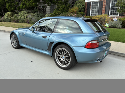 2002 BMW Z3 Coupe in Atlanta Blue Metallic over E36 Sand Beige