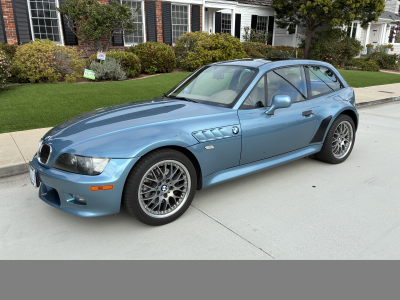 2002 BMW Z3 Coupe in Atlanta Blue Metallic over E36 Sand Beige