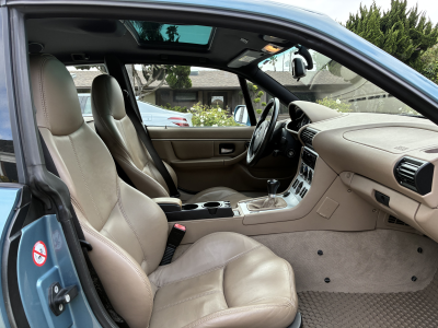 2002 BMW Z3 Coupe in Atlanta Blue Metallic over E36 Sand Beige