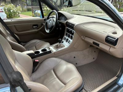 2002 BMW Z3 Coupe in Atlanta Blue Metallic over E36 Sand Beige