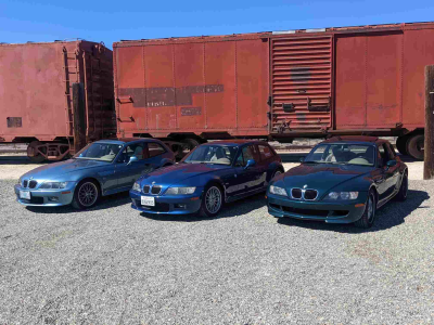 2002 BMW Z3 Coupe in Atlanta Blue Metallic over E36 Sand Beige