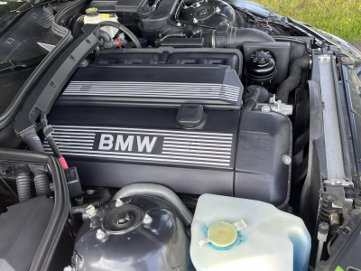 2002 BMW Z3 Coupe in Black Sapphire Metallic over Extended Topaz Blue