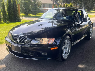 2002 BMW Z3 Coupe in Black Sapphire Metallic over Extended Topaz Blue