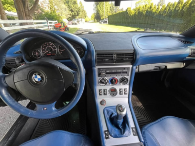 2002 BMW Z3 Coupe in Black Sapphire Metallic over Extended Topaz Blue