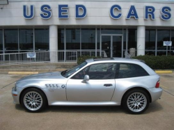 2002 BMW Z3 Coupe in Titanium Silver Metallic over Extended Dream Red