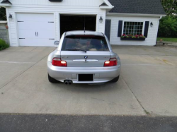 2002 BMW Z3 Coupe in Titanium Silver Metallic over Extended Dream Red