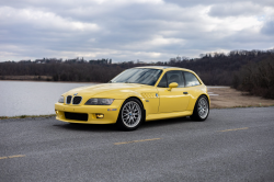 2002 BMW Z3 Coupe in Dakar Yellow 2 over Walnut