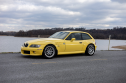 2002 BMW Z3 Coupe in Dakar Yellow 2 over Walnut