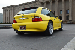 2002 BMW Z3 Coupe in Dakar Yellow 2 over Walnut
