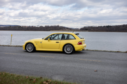 2002 BMW Z3 Coupe in Dakar Yellow 2 over Walnut