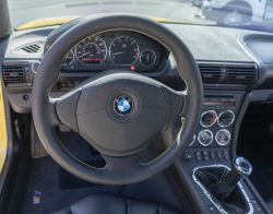 2002 BMW Z3 Coupe in Dakar Yellow 2 over Walnut