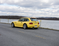 2002 BMW Z3 Coupe in Dakar Yellow 2 over Walnut