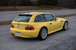 2002 BMW Z3 Coupe in Dakar Yellow 2 over Walnut