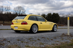 2002 BMW Z3 Coupe in Dakar Yellow 2 over Walnut