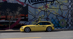 2002 BMW Z3 Coupe in Dakar Yellow 2 over Walnut