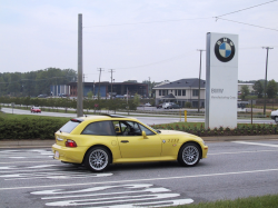 2002 BMW Z3 Coupe in Dakar Yellow 2 over Walnut