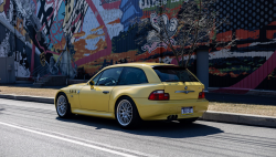 2002 BMW Z3 Coupe in Dakar Yellow 2 over Walnut