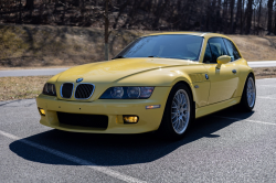 2002 BMW Z3 Coupe in Dakar Yellow 2 over Walnut