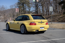 2002 BMW Z3 Coupe in Dakar Yellow 2 over Walnut