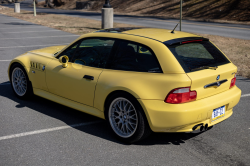 2002 BMW Z3 Coupe in Dakar Yellow 2 over Walnut