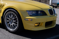 2002 BMW Z3 Coupe in Dakar Yellow 2 over Walnut